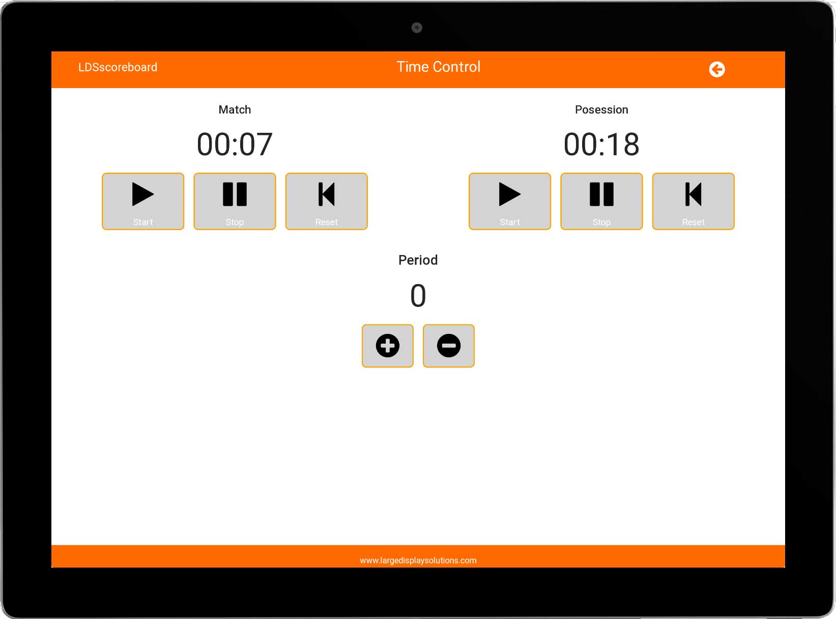 Scoreboard software - Digital scoreboards - Large Display Solutions