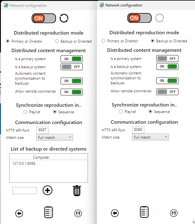 RingBConfig Ring B netwrok Configuration